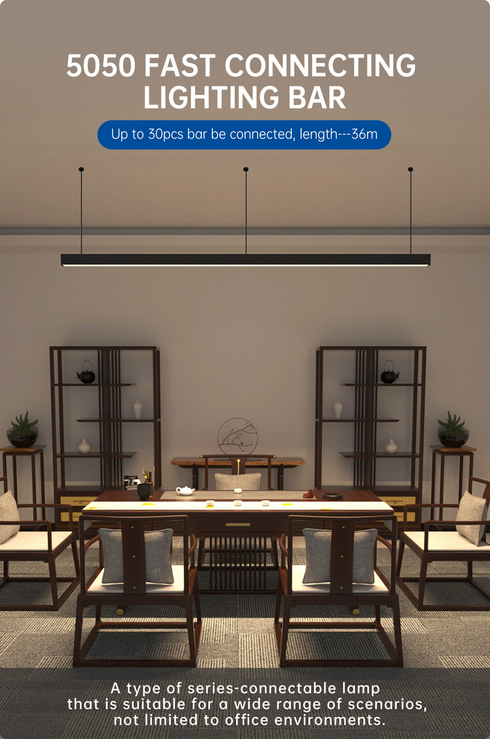 NEW Arrival Fast Installing Office & Commercial Artical Light